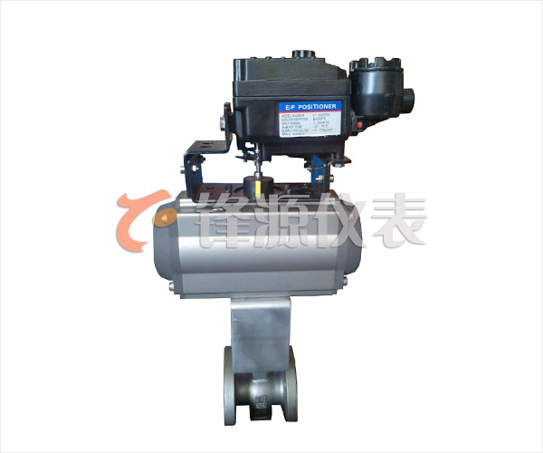 氣動V型調節球閥