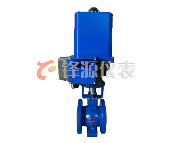 電動V型調節球閥